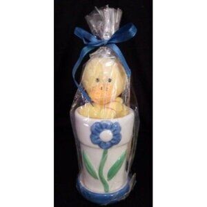 Stuffed Plush Duck in a Flower Pot Planter Gift Bundle